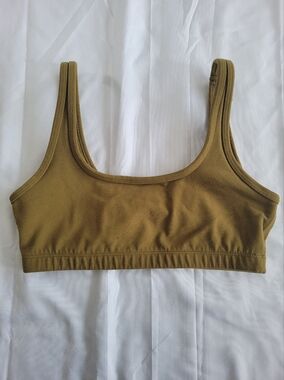 TNA Olive Green Scoop Neck Bralette